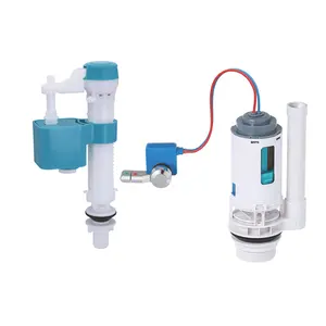 Nhựa bền t0208 nhà vệ sinh kép Flush Siphon loại Phễu thoát nước tuôn ra cơ chế Tank phụ kiện - Product Image 2