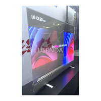 Écran transparent de 55 pouces Afficheur numérique d'intérieur Afficheur publicitaire de bureau Téléviseur interactif tactile Afficheur OLED avec graphiques