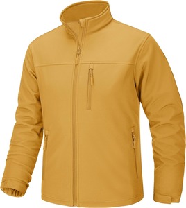 Vente en gros OEM Veste softshell matelassée légère et élégante pour hommes, imperméable, col montant, vêtements d'extérieur ergonomiques - Product Image 1