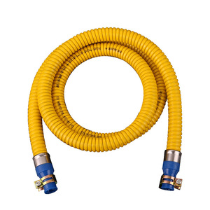 ท่อแก๊สโลหะลูกฟูกขนาดเส้นผ่านศูนย์กลางภายนอก 18 มม. เหล็กชุบสังกะสีแบบกลม สำหรับถ่านหินและก๊าซธรรมชาติเหลว - Product Image 4