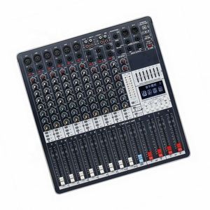 Consola Mezcladora Profesional para Sistema de Sonido PA, Sistema de Sonido para Conciertos al Aire Libre, Mezcladora Profesional de 10 Canales con Pantalla LED Dual de 10 Dígitos - Product Image 1