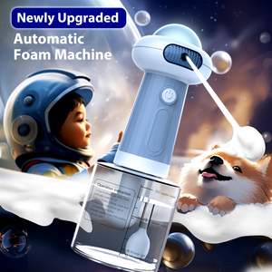 Ducha eléctrica impermeable para perros con dispensador automático de jabón, limpieza profunda para mascotas, máquina de burbujas - Product Image 5