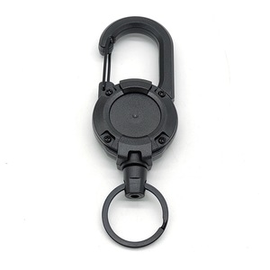 Rétractable Robuste Pull Bobine Mousqueton Porte-clés Forte En Acier Fil Corde Boucle Printemps Porte-clés En Plein Air Sportif Porte-clés Outil - Product Image 4