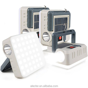 Linternas Solares Portátiles de Alta Calidad, Linterna de Camping Impermeable IP67, 5 Modos, para Huracanes, Senderismo, Cortes de Energía, 6-24 - Product Image 1