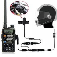 Toptan kulaklık hoparlör Mic, motosiklet kask 2Pin kulaklık hoparlör Mic PTT baofeng moto-rola vb radyo için - Product Image 5