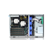 Server 4U Tower 4-GPU Mendukung Prosesor Intel Xeon Generasi ke-4/ke-5, 16 Slot Memori DDR5, 12 Bay Drive 3,5 inci, 7 PCIe