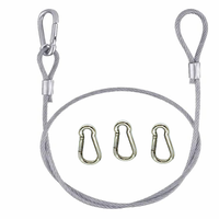 Câble d'acier personnalisé de marque ZHUOLI, fabricant de cordes de levage, assemblage de câbles métalliques revêtus de PVC, usine OEM, sertissage, soudage, découpe