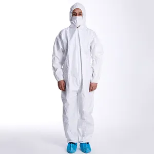 Microporous isolasi safety coverall 60gsm sekali pakai