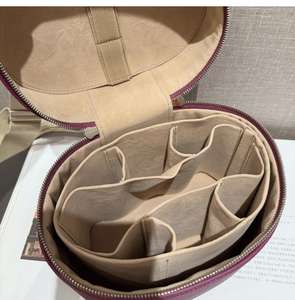 Bolso de Almacenamiento Multifuncional de Cuero Genuino de Primera Capa, Hecho a Mano con Hilo, para Maquillaje y Viajes, de Alta Gama, con Correa Cruzada y de Hombro - Product Image 5