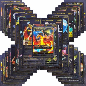 Carte Pokémon Vmax Évolution Super Dream en Papier Doré, Argenté et Noir Doré, Monstre de Poche Flash, Carte Transfrontalière 0-3M - Product Image 3