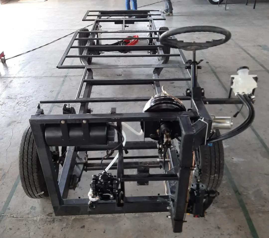 3.8 Ton Elektrische Bus Chassis En Frame