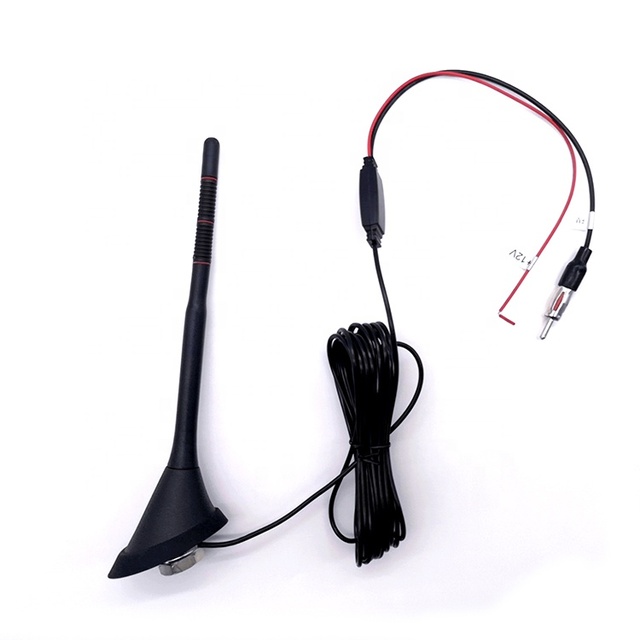 AM 520~1710KHz FM 87.5~108MHz Car Spare Parts 50CM Antenna for Pickup AM/FM Radio Signals Radio Reception Enhancement Antenna