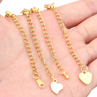 Acier inoxydable or argent bracelet collier extension chaîne fermoirs DIY Accessoires