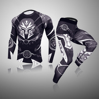 Nueva ropa interior térmica de invierno de alta calidad para hombres, conjuntos de ropa interior 3D Spartan Compression Ski Sweat, ropa térmica de secado rápido para hombres