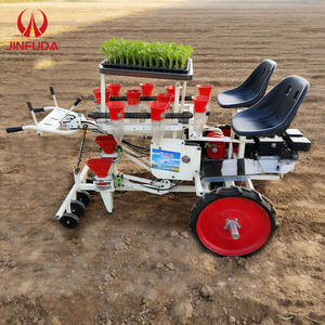 เครื่องปลูกต้น<span class=keywords><strong>กล้า</strong></span>แบบ 2 แถวสำหรับใช้ในฟาร์ม เหมาะสำหรับปลูกพริก มะเขือเทศ กะหล่ำปลีจีน หัวหอม ให้ผลผลิตสูง - Product Image 1