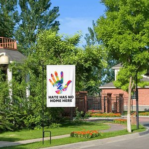 Bandera de jardín de doble cara de 12x18 pulgadas, decoración de bienvenida para patio de fiesta - Product Image 5