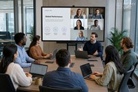 Écran tactile interactif de 65 pouces pour l'information publique gouvernementale