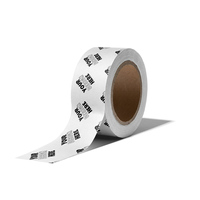 Ruban adhésif en papier kraft activé par l'eau avec logo personnalisé, simple face, 48 mm, 100 yards, étanche, à fusion à chaud, pour scellage de cartons