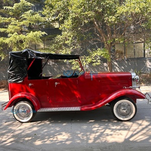 USA Hot Sale 4 Seater Classic Car Electric Golf Cart <b>Buggy</b> Classic Vintage Car - Product Image 4