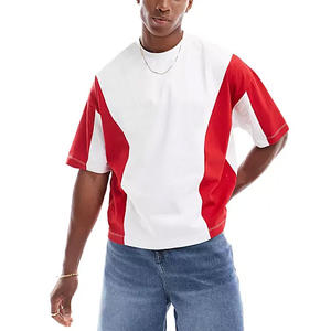 เสื้อยืดคอกลมขนาดใหญ่พิเศษผ่าข้างสำหรับยิมเสื้อยืดกีฬาแขนสั้นทรงหลวมโอเวอร์ไซส์ - Product Image 2