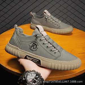 <strong>2026</strong> NEW KJ 2025 Spring Men's <strong>Basketball</strong> Style <strong>Shoes</strong> Hot-Selling New Breathable Casual Sneakers Trendy Canvas Design - Product Image 4