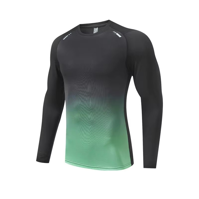 camicia lunga verde