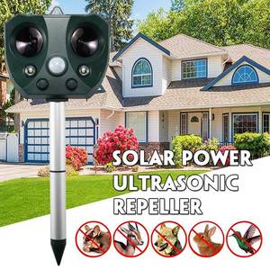 เครื่องไล่นกอัลตราโซนิกพลังแสงอาทิตย์,สำหรับใช้กลางแจ้งกันน้ำทนทานสำหรับสุนัขแมวหนูอุปกรณ์ไล่นก - Product Image 2