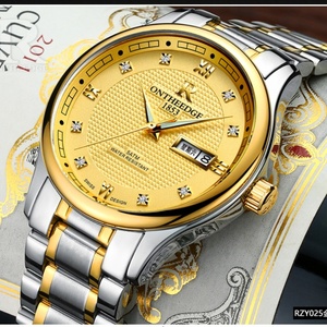 <span class=keywords><strong>Reloj</strong></span> de cuarzo de acero inoxidable de lujo para <span class=keywords><strong>hombre</strong></span>, <span class=keywords><strong>reloj</strong></span> de pulsera grande impermeable de 20mm, diseño Simple, caja de aleación para estudiantes, puntero de Material - Product Image 4