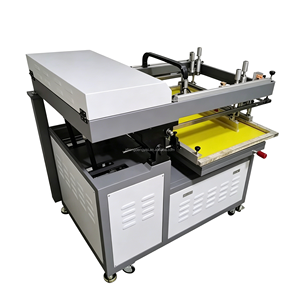 Fabric Large Size Oblique Arm Clam Shell Flat Bed Automatic Vertical Silk Screen <b>Printing</b> <b>Machine</b> - Product Image 2