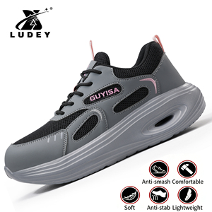 Vente directe d'usine, chaussures <span class=keywords><strong>de</strong></span> sécurité respirantes et confortables pour femmes, anti-écrasement, anti-perforation - Product Image 1