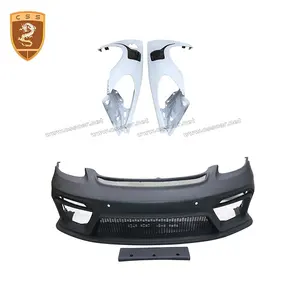 GT-4 PUR Bumper Depan & FRP Fender Kit Bodi Mobil untuk Porsche 718 Boxster Cayman