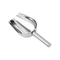 Spatule en acier inoxydable manche en métal outil ménager cuillère en métal pour céréales farine thé graines de tournesol pour la cuisine à domicile