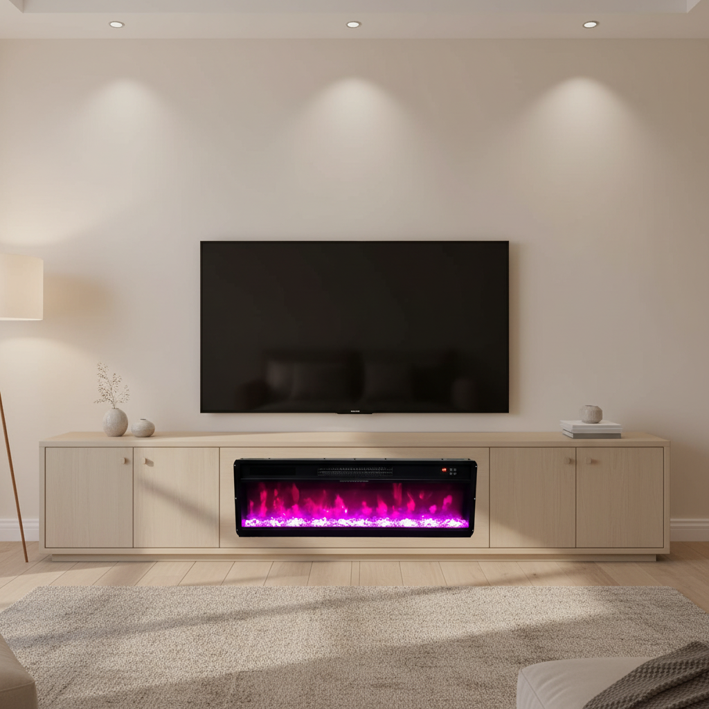 OEM/ODM 1000MM Electric Fireplace 13-Color Flame Remote Control Heater Household Modern Indoor Energy-Saving Decorative Living