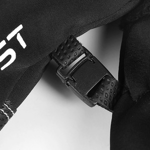 Gants en cuir à doigts entiers avec fermeture éclair, isolés thermiquement, coupe-vent, compatibles écran tactile, pour l'hiver, unisexes, pour la conduite et le ski - Product Image 2