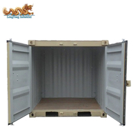 Conteneurs de transport de marchandises sèches générales en acier corten portables de 6 pieds (1,8 m) Mini 6 pieds (1,8 m) Petit cube à vendre