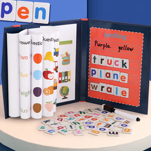 Juego de Letras Magnéticas para el Alfabeto, Juego de Ortografía con Clip, Letras Plegables para Formar Palabras, Juguete Educativo para Niños de 3 a 6 Años - Product Image 2