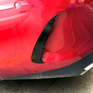 Mercedes-Benz E-Class Coupe C238 Rear Bumper Canard Surround Piano Black Carbon Fiber Texture Exterior Decal Modification - Product Image 1