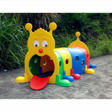 Tunnel de jeu Caterpillar pour tout-petits, maisonnette d'escalade intérieure/extérieure en plastique durable, pour l'éveil animalier des bébés dans les parcs d'aventure - Product Image 6