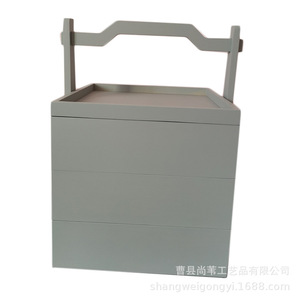 Shangwei Wooden <b>Storage</b> <b>Box</b> Rectangle Multi-layer Portable Gift Packaging - Product Image 2