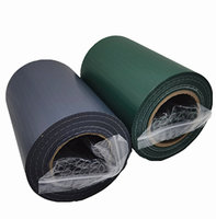 Cinta Anti-UV colorida para cerca de jardín, 450gsm, 19cm x 35m, tira de PVC, pantalla