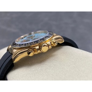 Montre mécanique de qualité supérieure VS Factory, mouvement chronographe en or, bracelet en caoutchouc, cadran panda - Product Image 3