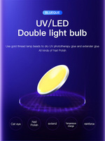 Lampe à LED UV pour manucure 168W, 54 perles lumineuses doubles, induction intelligente, emballage personnalisé, 4 minuteries pour les propriétaires de salons