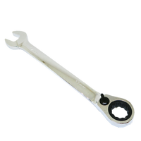 Llave de Trinquete Reversible Fabricada en Taiwán, 6-24 mm, Cromada Cr-V con Extractor de Pernos