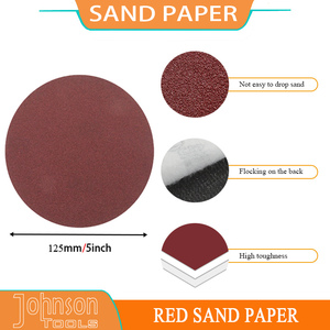 DIY 5 بوصة هوك و حلقة 40/60/100/150/240/320/600 مختلط الحصى الصنفرة ورقة منصات ملاءات - Product Image 6