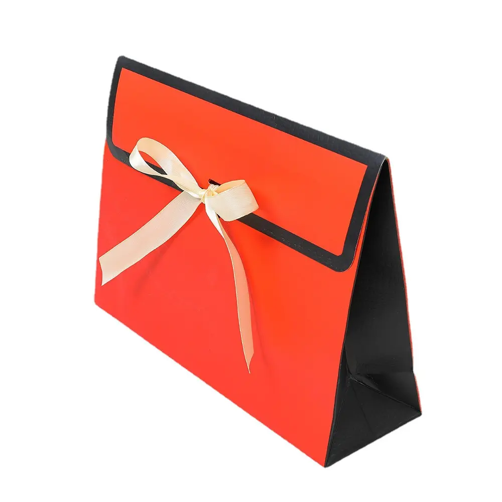 빨간 스카프 포장 상자 나비 넥타이 모조 캐시미어 속옷 선물 상자 하단 스타킹 상자 도매