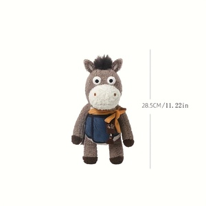 Jouets en peluche de la série Work Buddy : adorable poupée cheval, compagnon câlin pour le travail et la vie quotidienne - Product Image 4