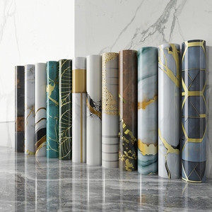 방수 자체 접착 3D 폼 벽지 롤 설치하기 쉬운 주방 장식 벽 타일 시각 효과 추가 - Product Image 4