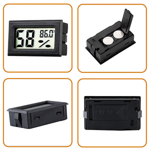 J & R Mason bocal Mini armoire à cigares, serre <span class=keywords><strong>cave</strong></span> température humidité moniteur jauge Fahrenheit Celsius hygromètre thermomètre - Product Image 5