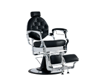 Fauteuil de Barbier Vintage de Luxe Ultime, Chaise de Salon Hydraulique Robuste pour Salon de Coiffure Professionnel