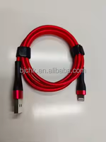 Cable de Datos USB-A a Tipo-C de Alta Calidad, 100W, Negro, Trenzado de Nailon, con Conductor de Cobre Puro, Carga Rápida, Aleación de Aluminio, Marca BJC